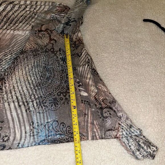 Chicos Women’s Burnout Paisley Dream Cardigan Sweater Size 2 (Large) NWT - Picture 9 of 11